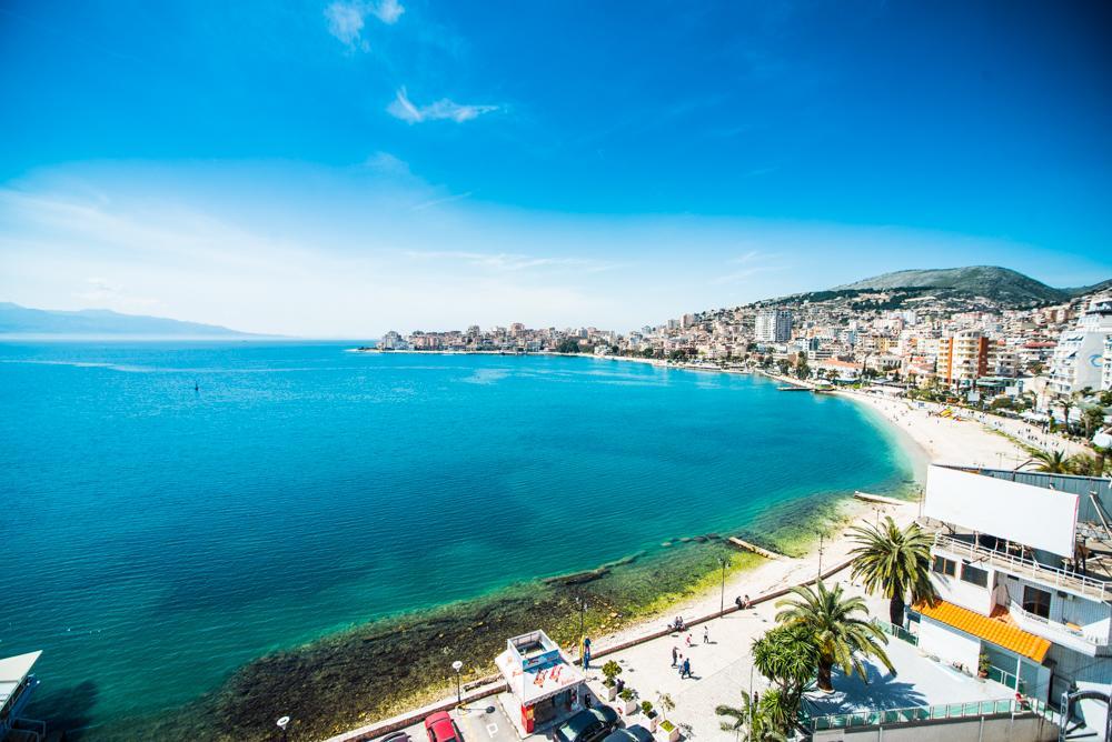 Cava Apartments Sarande Bagian luar foto