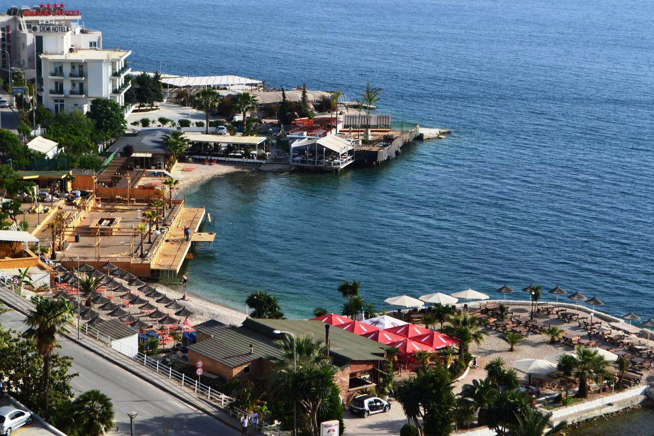 Cava Apartments Sarande Bagian luar foto