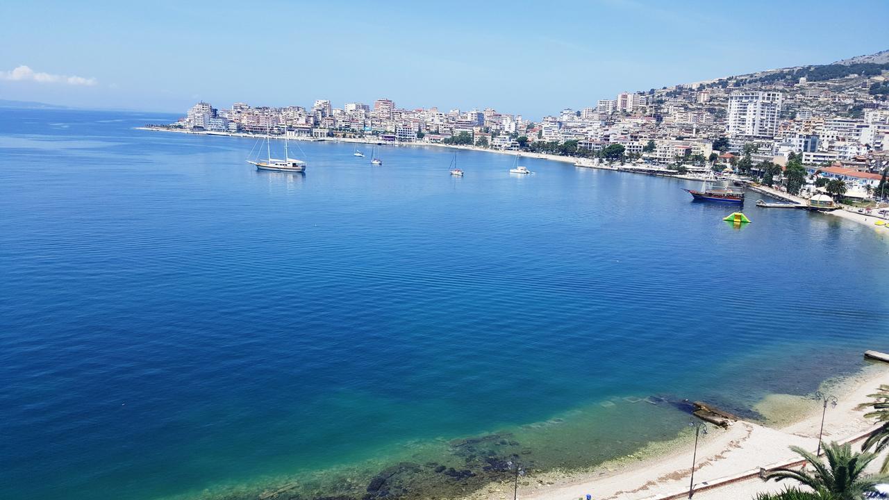 Cava Apartments Sarande Bagian luar foto