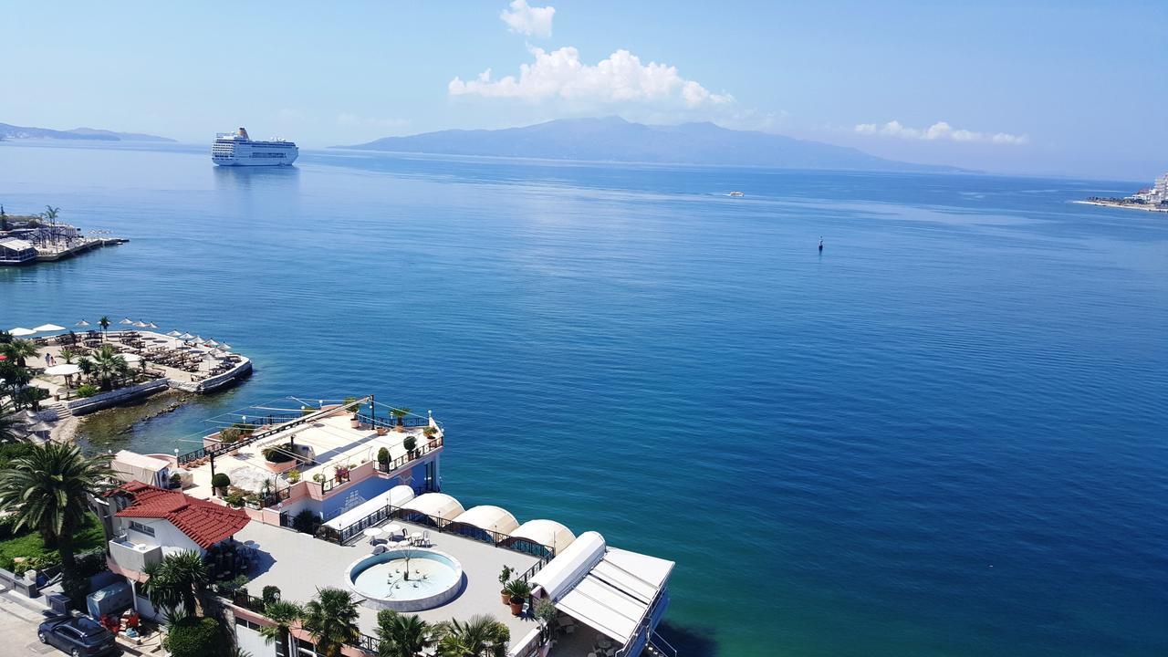 Cava Apartments Sarande Bagian luar foto